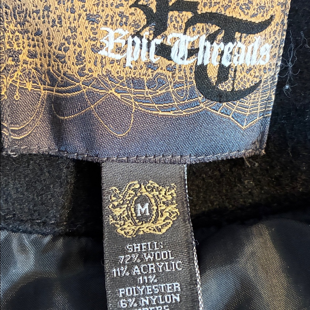 Epic Threads wool blend black dress & sporty winter coat for Boys size M 10-12 - Picture 16 of 16
